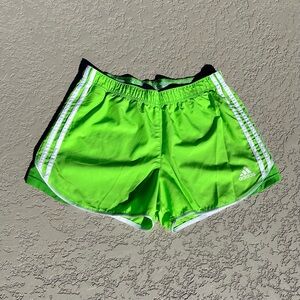 Adidas Lime Green Sports Shorts